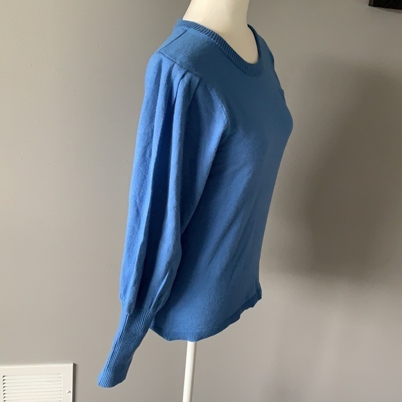 MAGASHONI Light Blue Crewneck Sweater - Picture 4 of 10